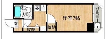 デイズマンション(1K/9階)の間取り写真