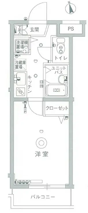 スカイコート中村橋第3 1階階 間取り