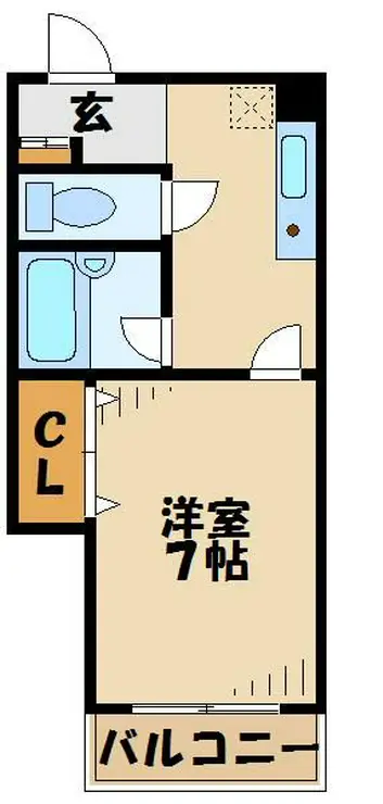 キャンベラ24 2階階 間取り