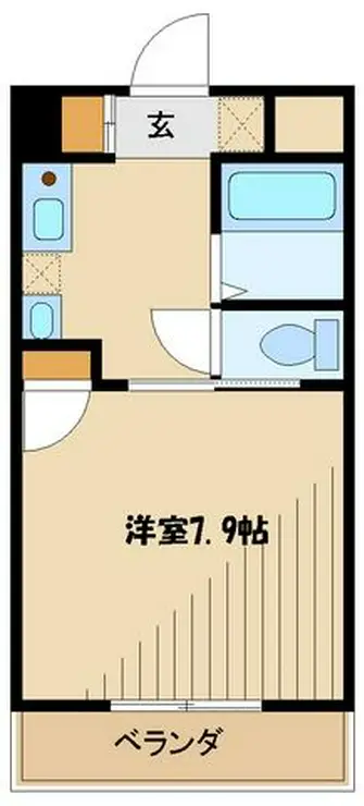 ハイツFK相模大野 2階階 間取り