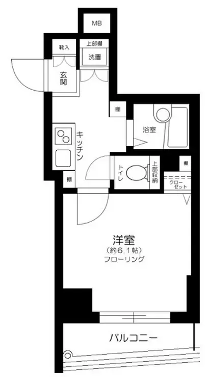 シンシア三軒茶屋太子堂 8階階 間取り