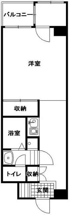 コージーハウス横浜南 6階階 間取り