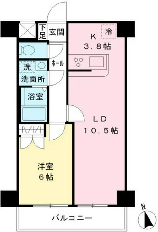 ACOLT府中緑町 3階階 間取り
