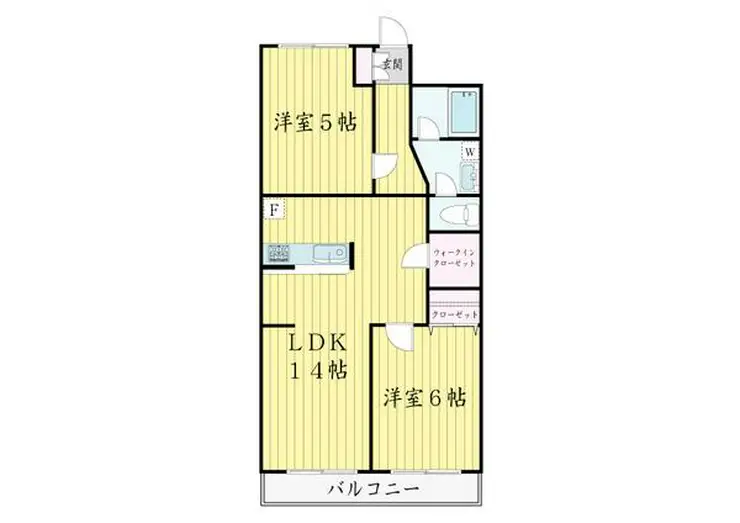 ケニーヒルズ玉川 5階階 間取り