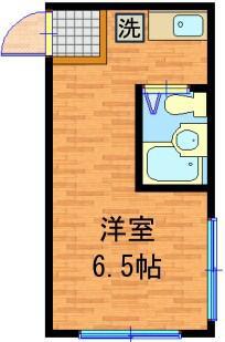 ハイツオーギ(ワンルーム/2階)の間取り写真