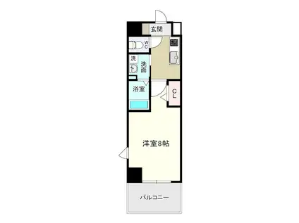 MDI PROSPERARE KITAKYUDAIMAEMDIプロス(1K/4階)の間取り写真