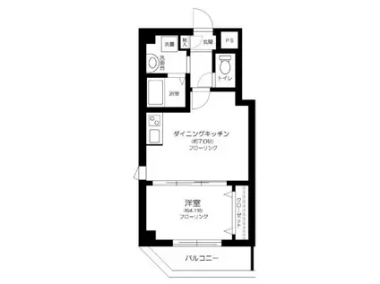 COMFORT南千住 COMFORT南千住(1DK/5階)の間取り写真