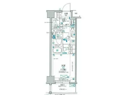 デュオステージ町田マキシヴ(1K/10階)の間取り写真
