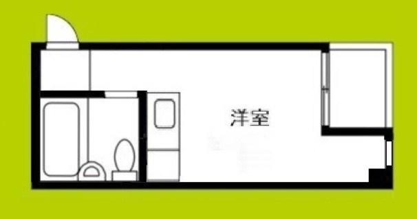 RIZEONE東住吉II(ワンルーム/2階)の間取り写真