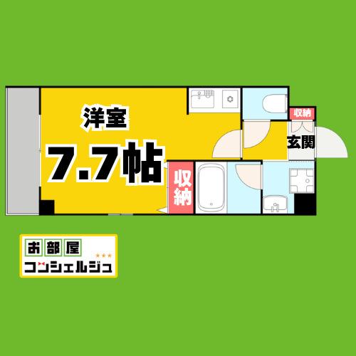 MAISON DE SOREIL(ワンルーム/3階)の間取り写真