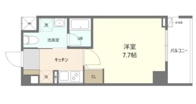 I-COURT(1K/2階)の間取り写真