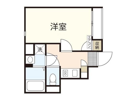 クレイノアネックス(1K/1階)の間取り写真