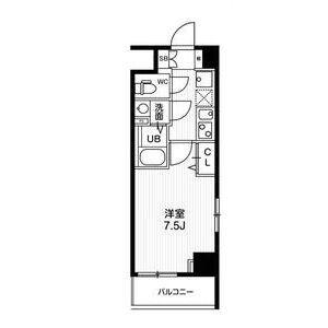 N-STAGE鳩ヶ谷(1K/5階)の間取り写真