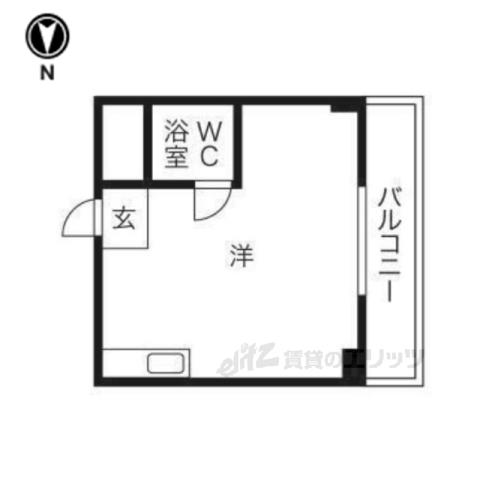 グローリア高井田(ワンルーム/7階)の間取り写真