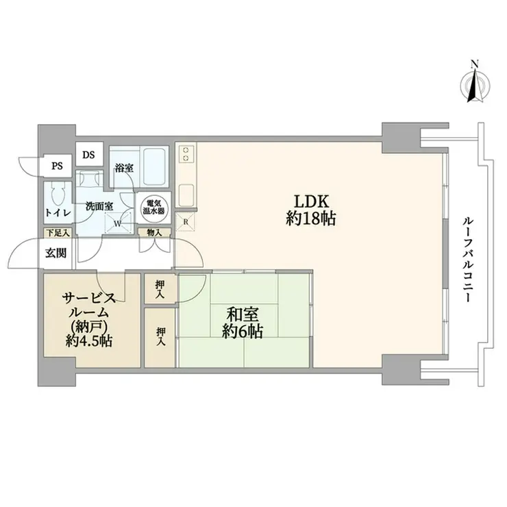 ライオンズマンション西新宿 4階階 間取り