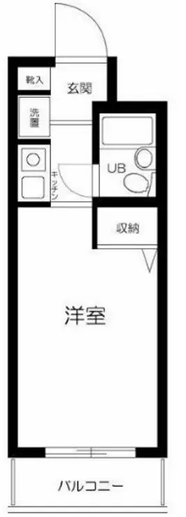 スカイコート宮崎台第3 3階階 間取り