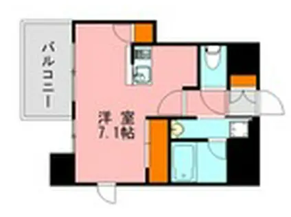 LANDIC N110(ワンルーム/4階)の間取り写真