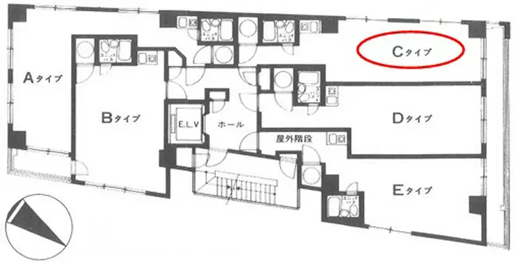 ストーク田名瀬ビル 3階階 間取り