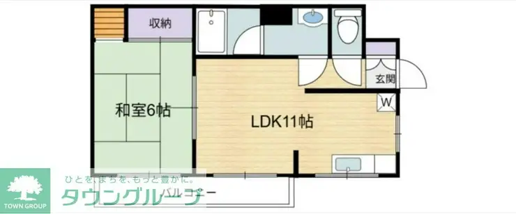 サンシモヤマ 4階階 間取り