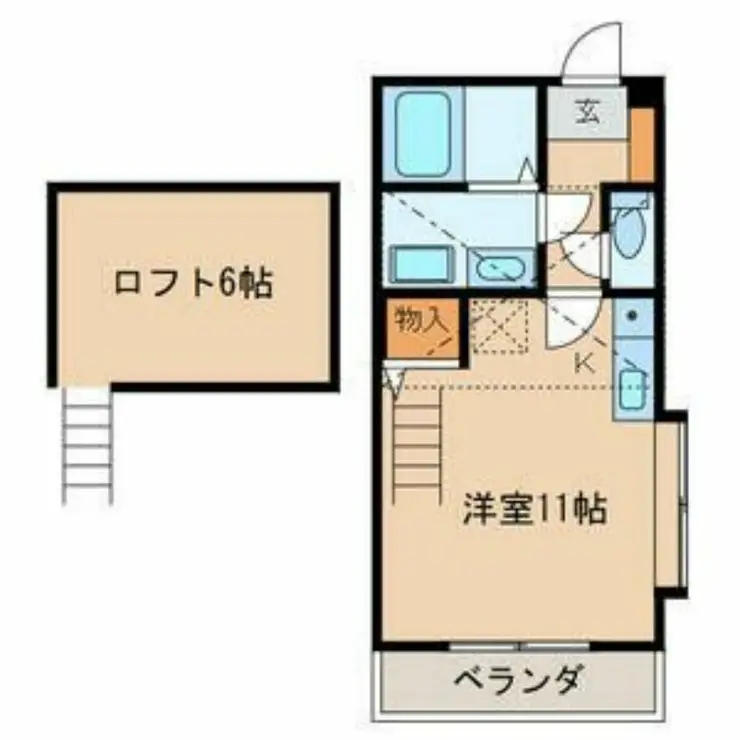 メゾンドグリュ 4階階 間取り