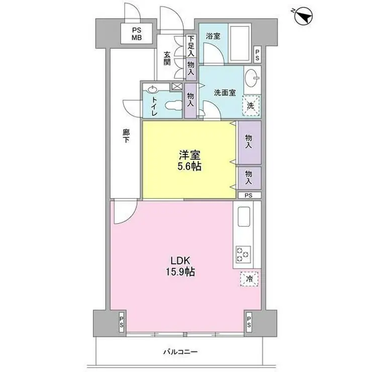 グランドメゾン三軒茶屋 3階階 間取り