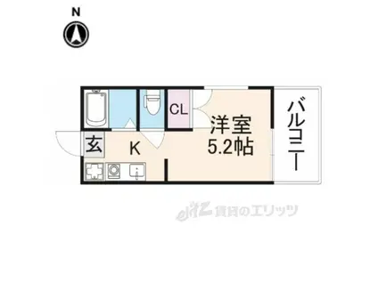 コーポMONE(1K/1階)の間取り写真