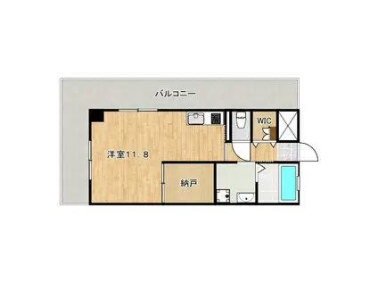 VIORA(ワンルーム/5階)の間取り写真