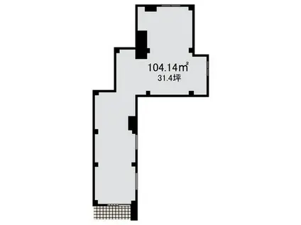 レストピア浦和(ワンルーム/1階)の間取り写真
