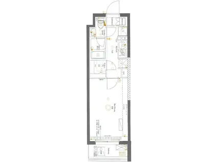 ユリカロゼAZ志村坂上(1K/1階)の間取り写真