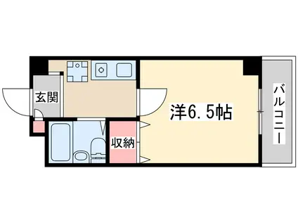 北梅田サニーアパートメント(1K/2階)の間取り写真