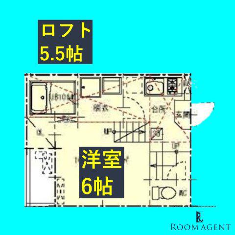 ハーモニーテラス荒中町II(1K/1階)の間取り写真