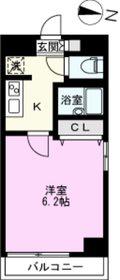 フロンティアゲート扇大橋(1K/3階)の間取り写真