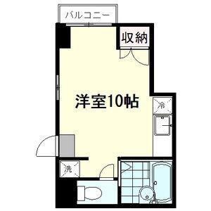 ジュネパレス(ワンルーム/3階)の間取り写真