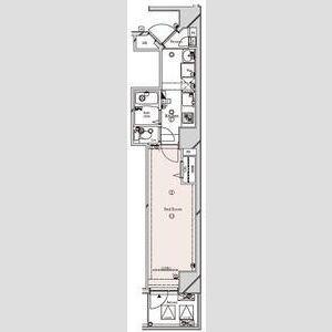 TRADIS NIPPORI S(1K/8階)の間取り写真