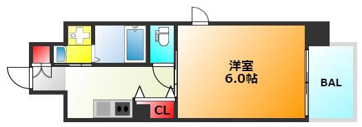 ドルチェ(1K/5階)の間取り写真