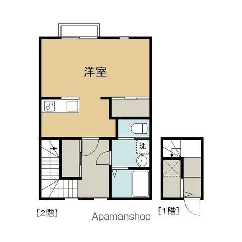 サンシャイン上田(ワンルーム/2階)の間取り写真