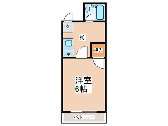 MAST285(1K/3階)の間取り写真