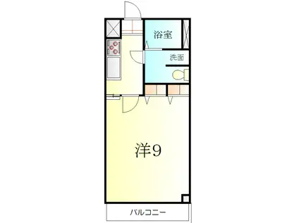 加木屋ビル 102(1K/2階)の間取り写真