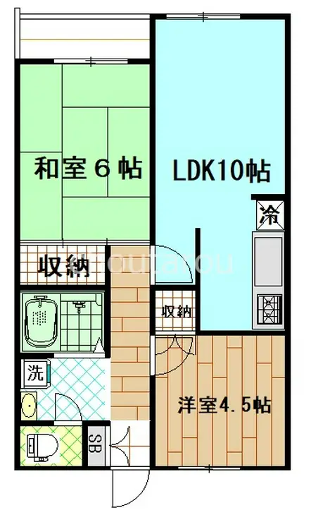 メゾンサニーベール 2階階 間取り