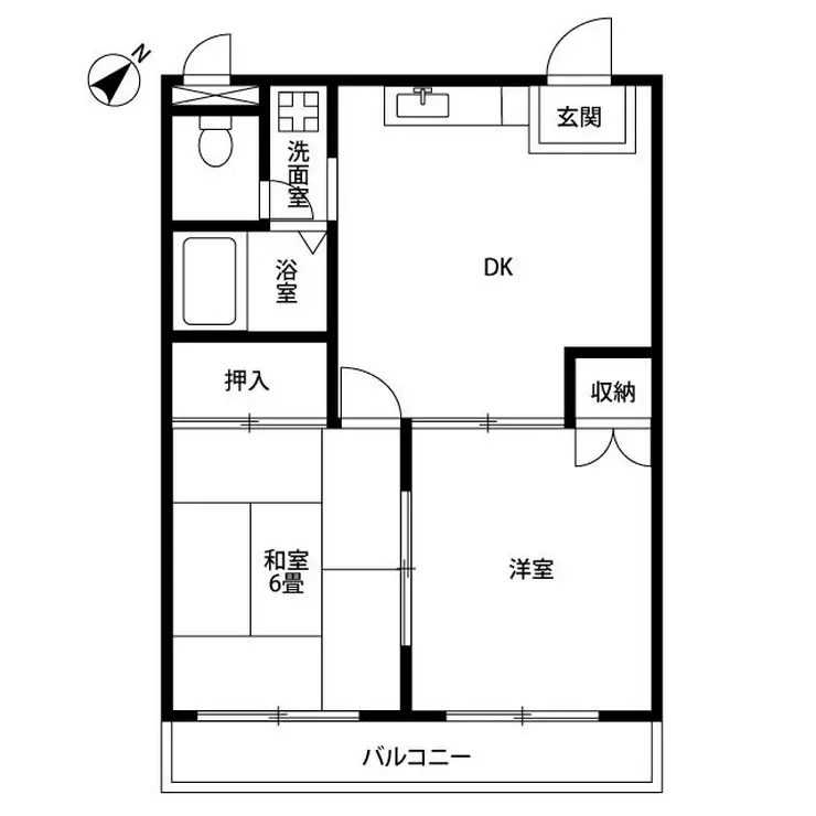 プリメールマンション 1階階 間取り