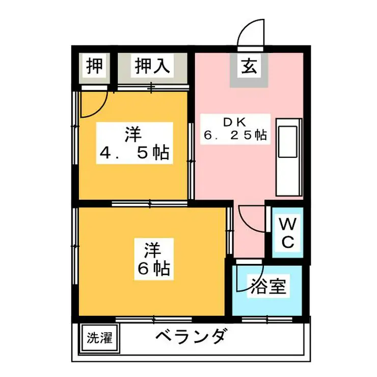 日の出マンション 3階階 間取り