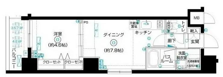 フェニックス横濱初音町 5階階 間取り