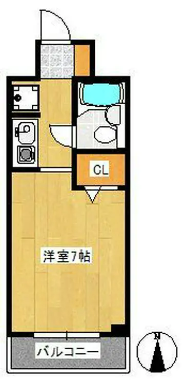 アムール須賀 3階階 間取り