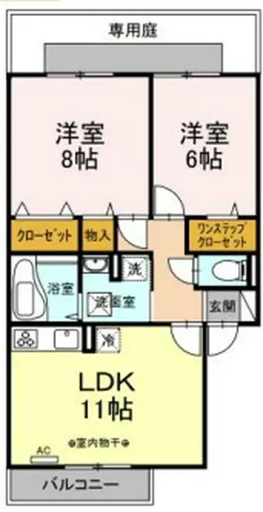 ラミアカーサお花茶屋 1階階 間取り