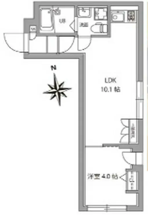 ジェムストーン南品川 2階階 間取り