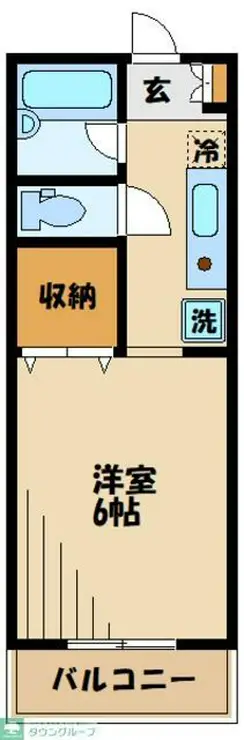 ベルクレール 3階階 間取り