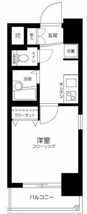 OLIO麻布十番 6階階 間取り