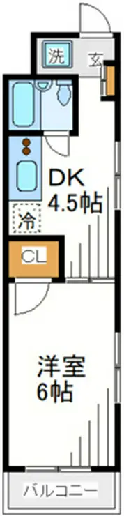 フェリーチェ・トレ 2階階 間取り