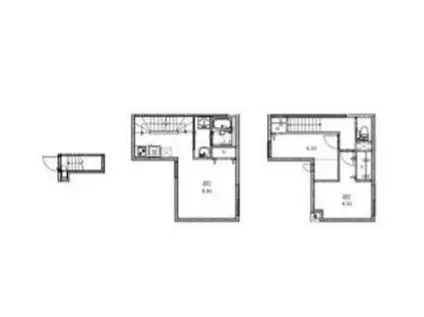 ソルナクレイシア学芸大学(2LDK/1階)の間取り写真