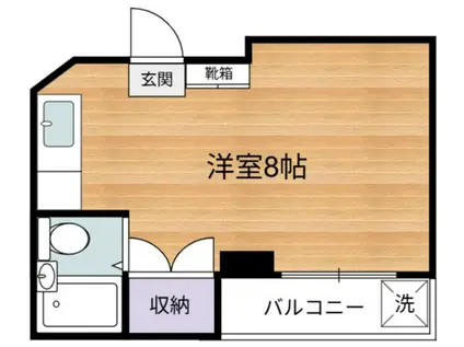 大栄パレス(ワンルーム/5階)の間取り写真